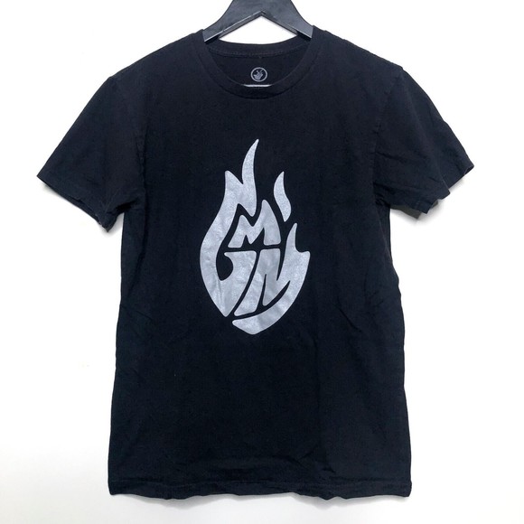 Mythical Adult Small Gray GMM Logo T-Shirt, Black - Picture 1 of 5